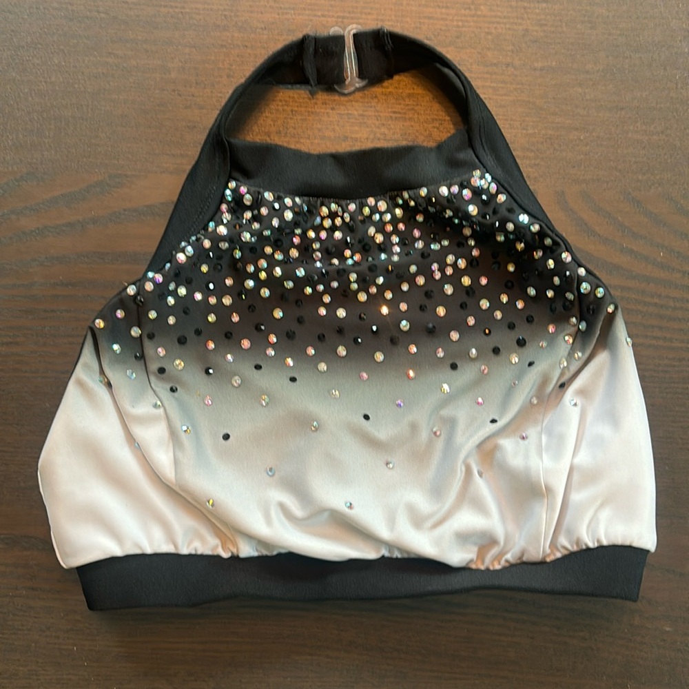 Rhinestone dance top